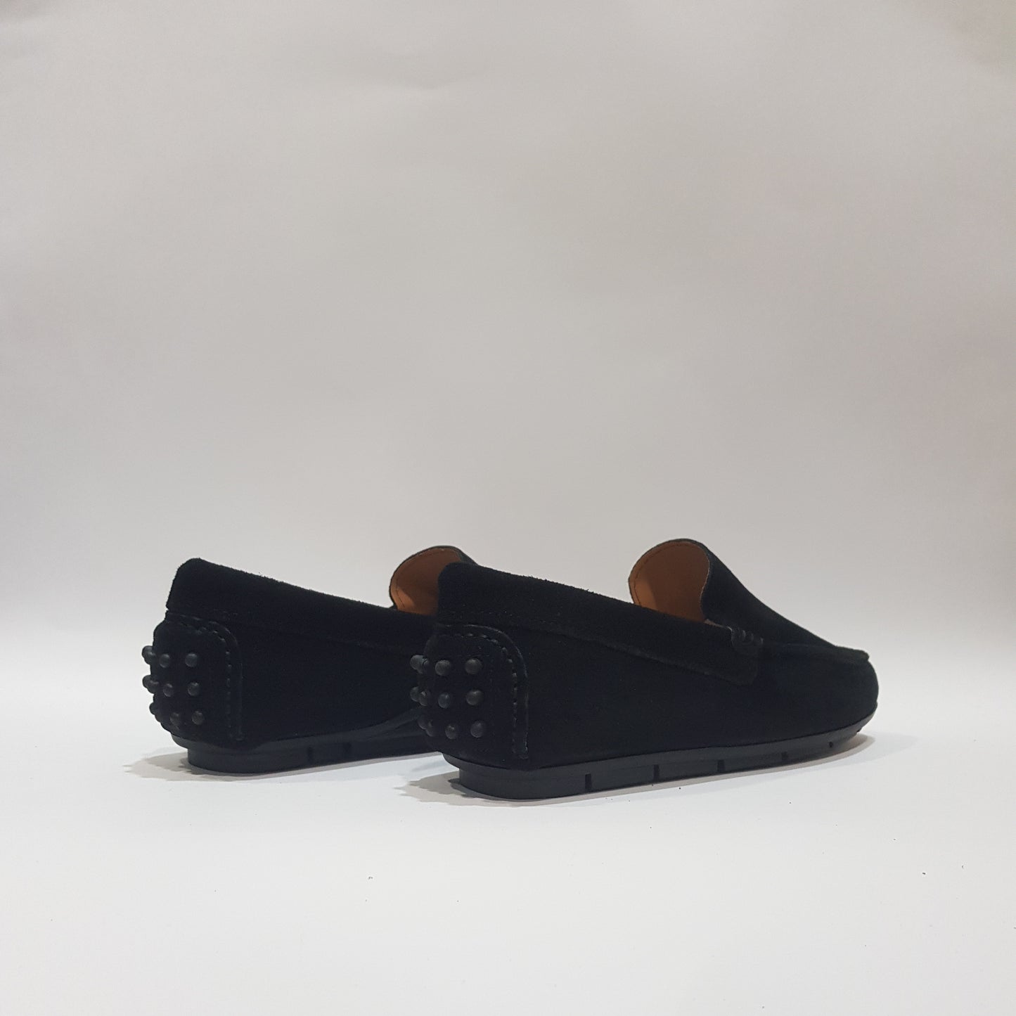Mocassino gommino in camoscio - M100C