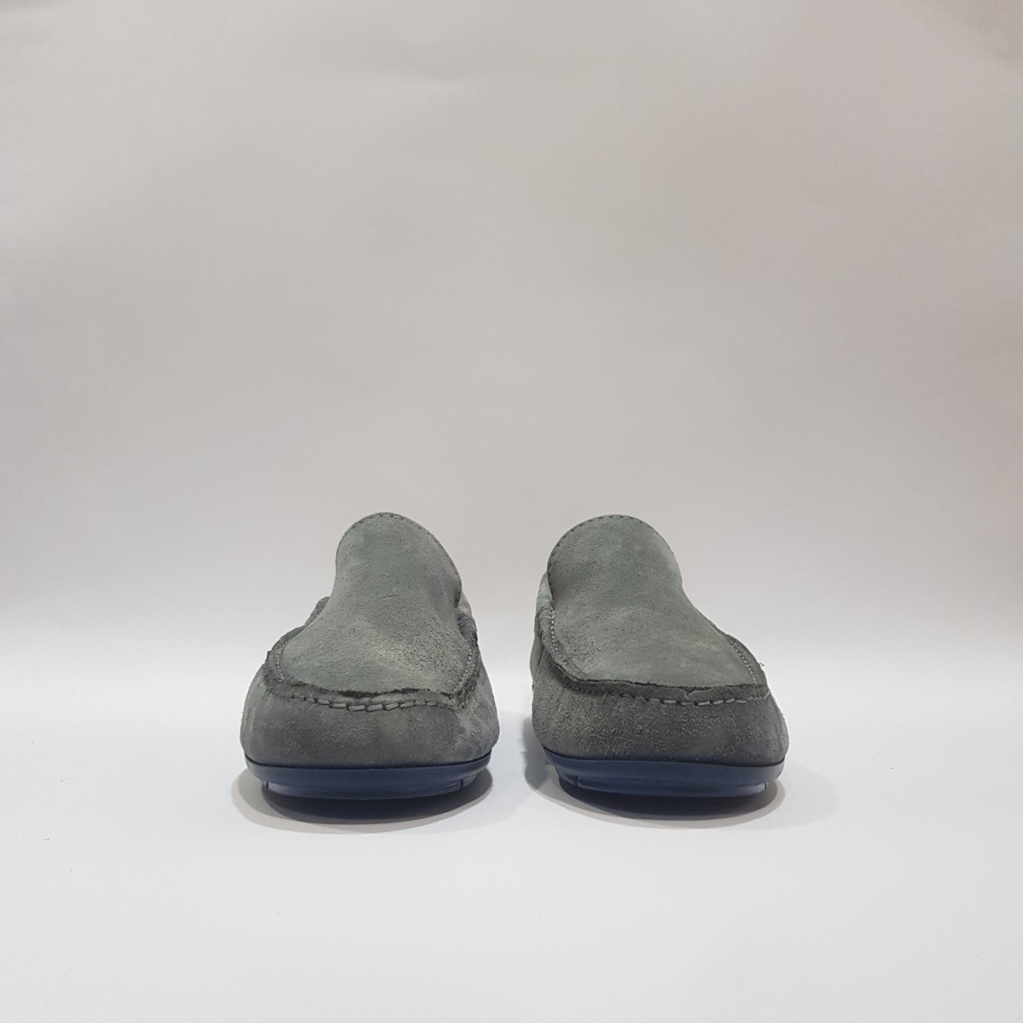 Mocassino gommino in camoscio - M100C