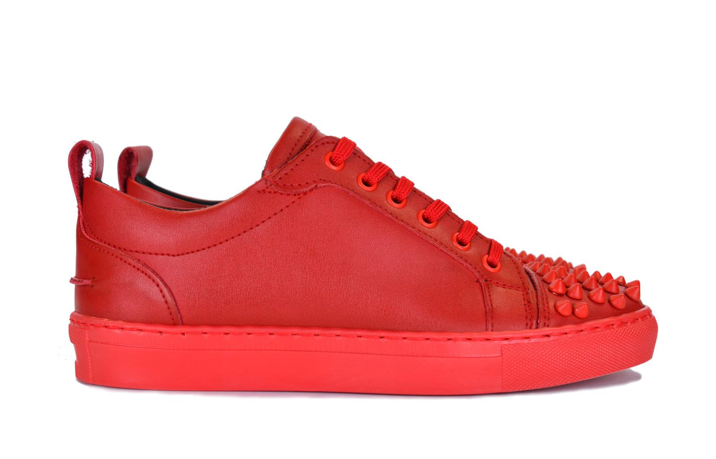 Sneakers in pelle e punta borchiata - 1970B