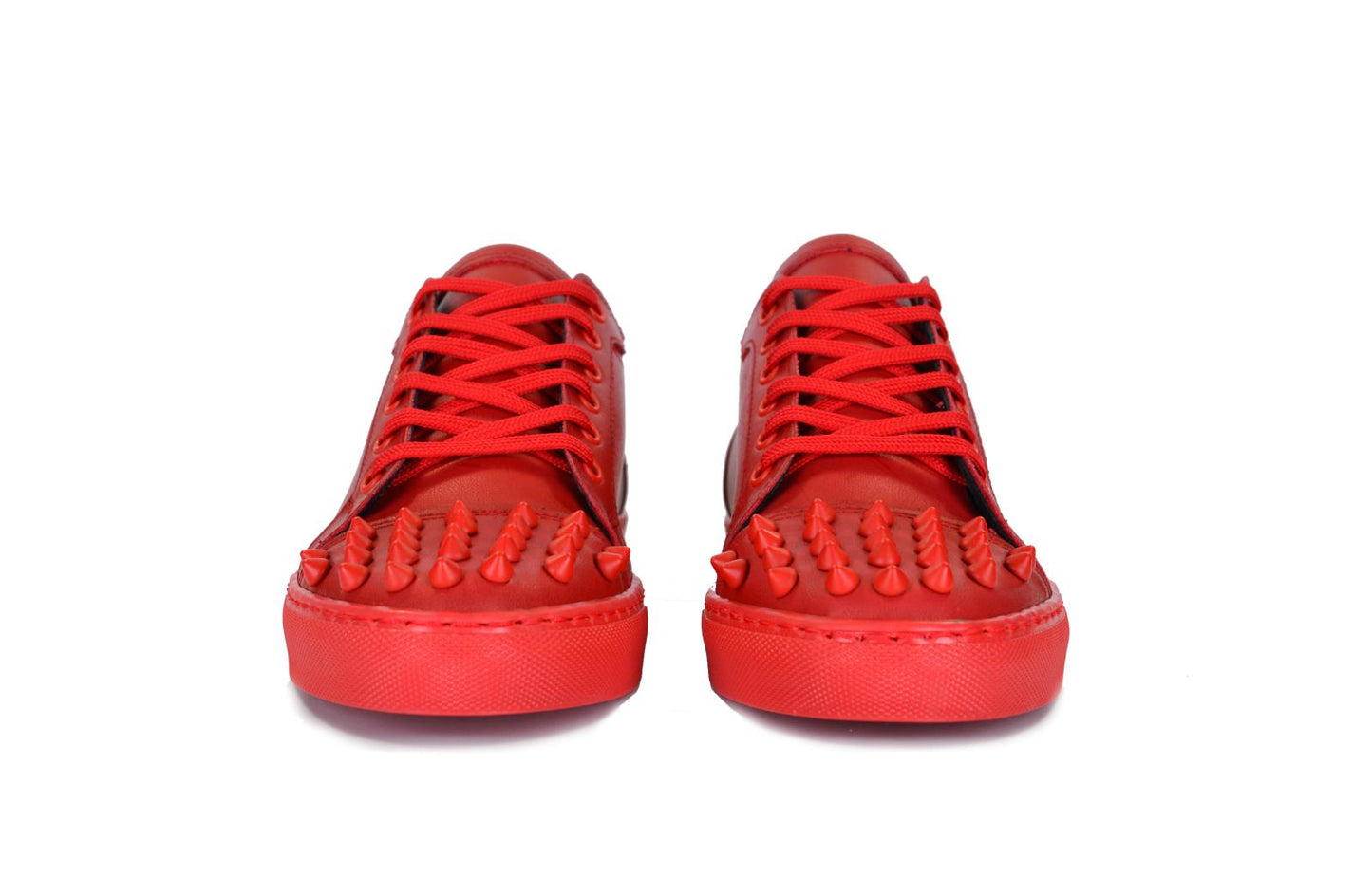 Sneakers in pelle e punta borchiata - 1970B