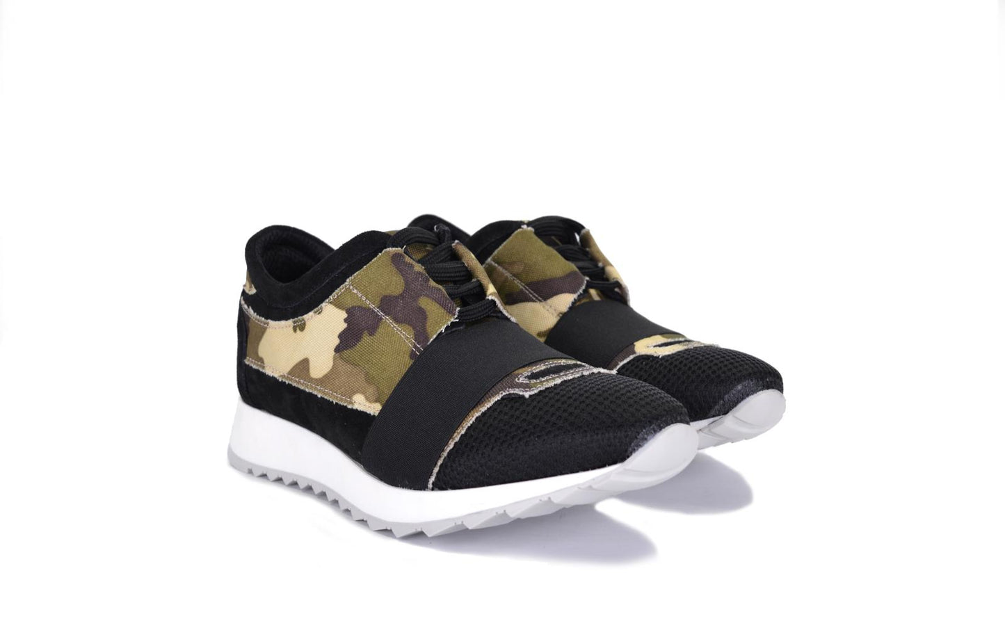 Sneakers in canvas mimetico - M4000TC
