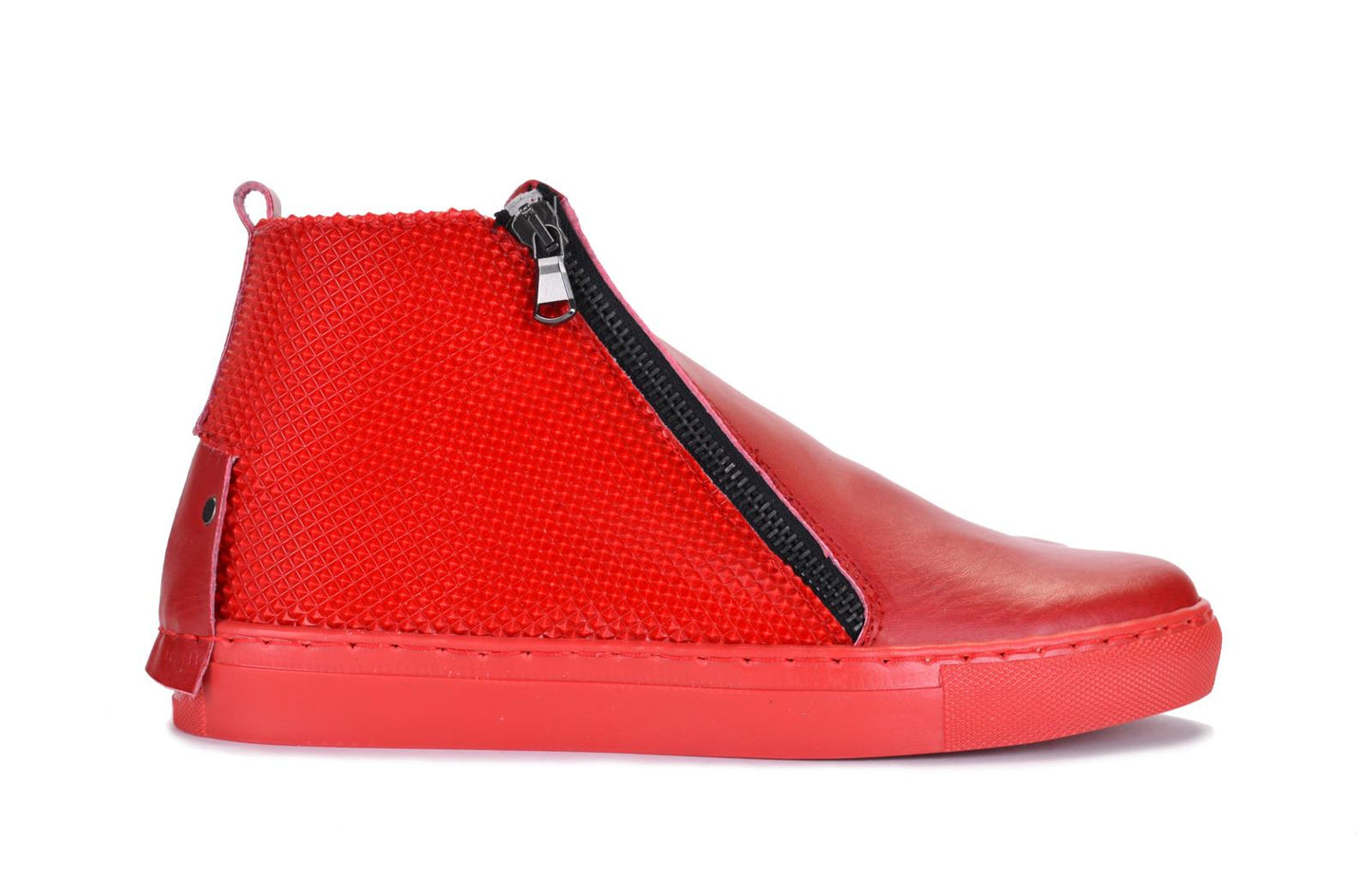 Sneakers pelle e piramide - 1140