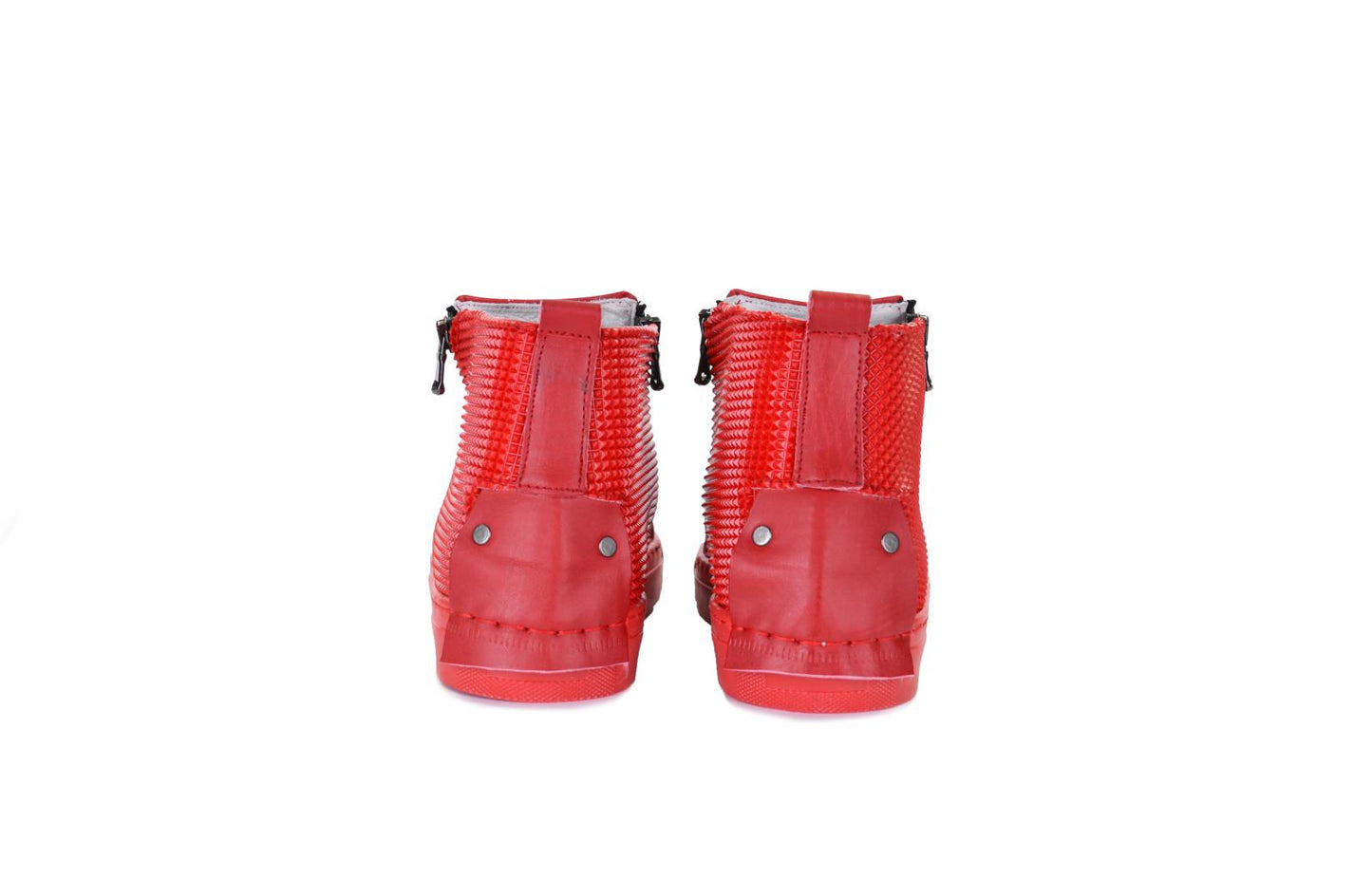 Sneakers pelle e piramide - 1140