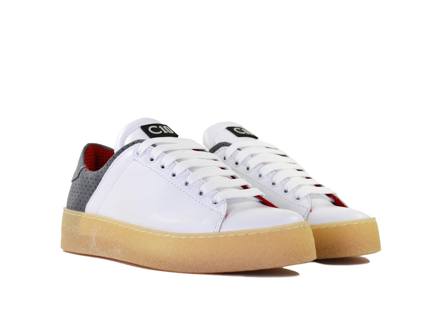 Sneakers in pelle e camoscio - SM51PC