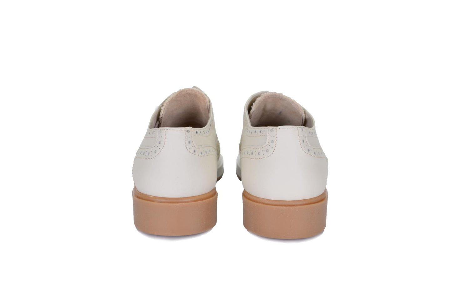 Derby in pelle e tessuto - S030