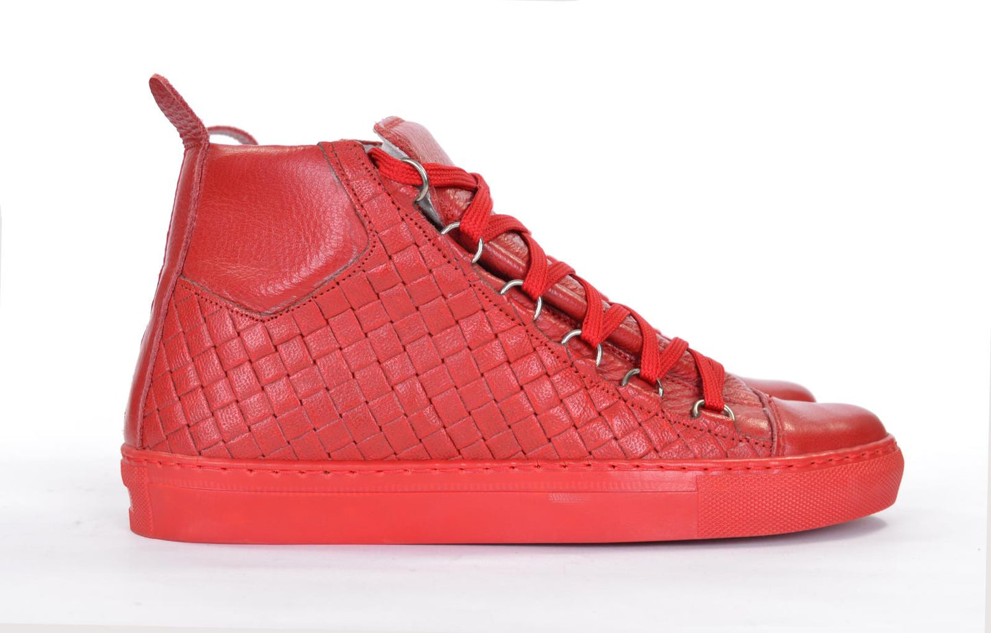 Sneakers in pelle intrecciata - B2100