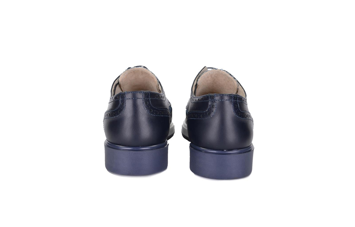 Derby in pelle e tessuto - S030