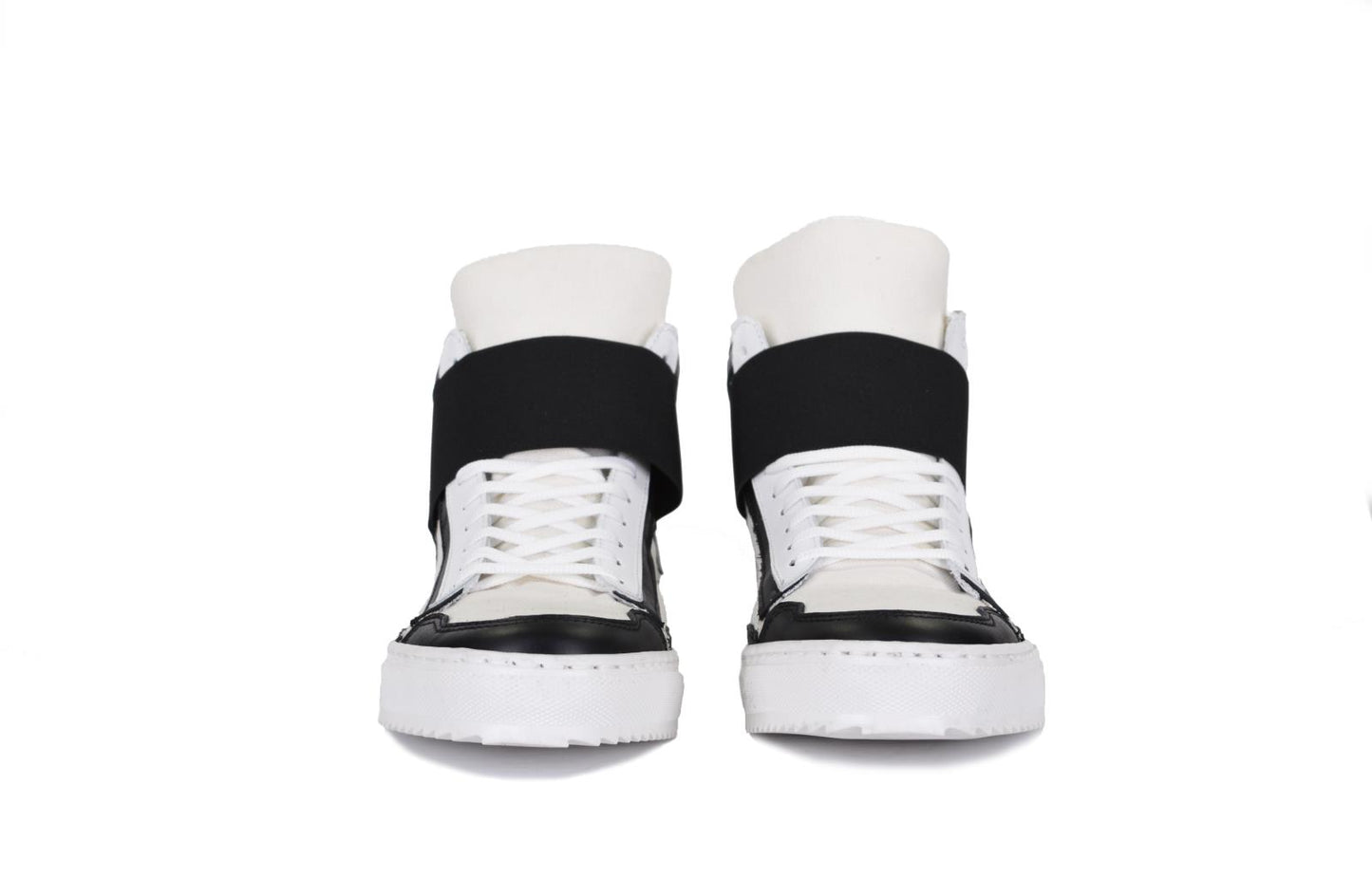 Sneakers in pelle e canvas - PM2000