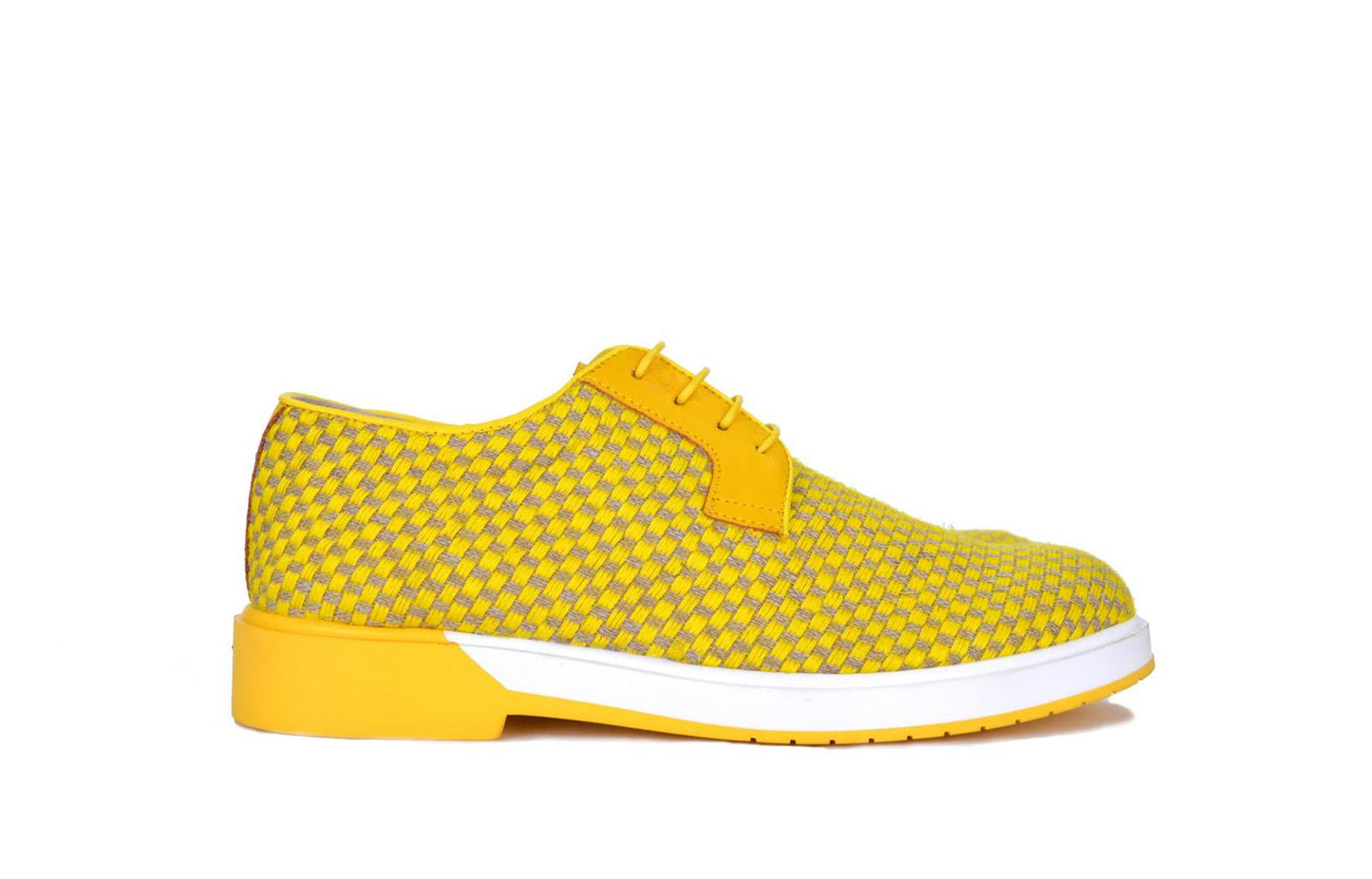 Derby in tessuto intrecciato - S010