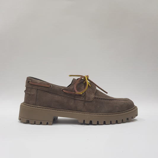 Mocassino barca in camoscio - M0126C