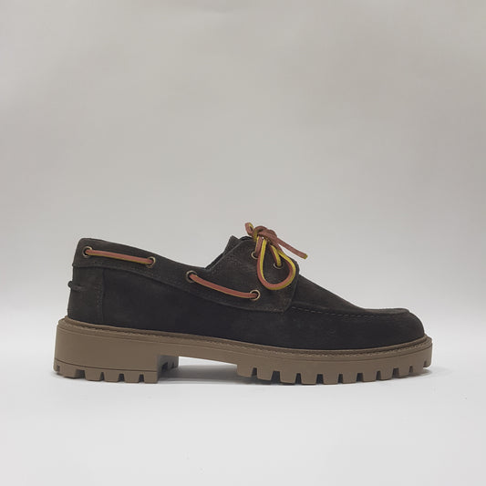 Mocassino barca in camoscio - M0126C