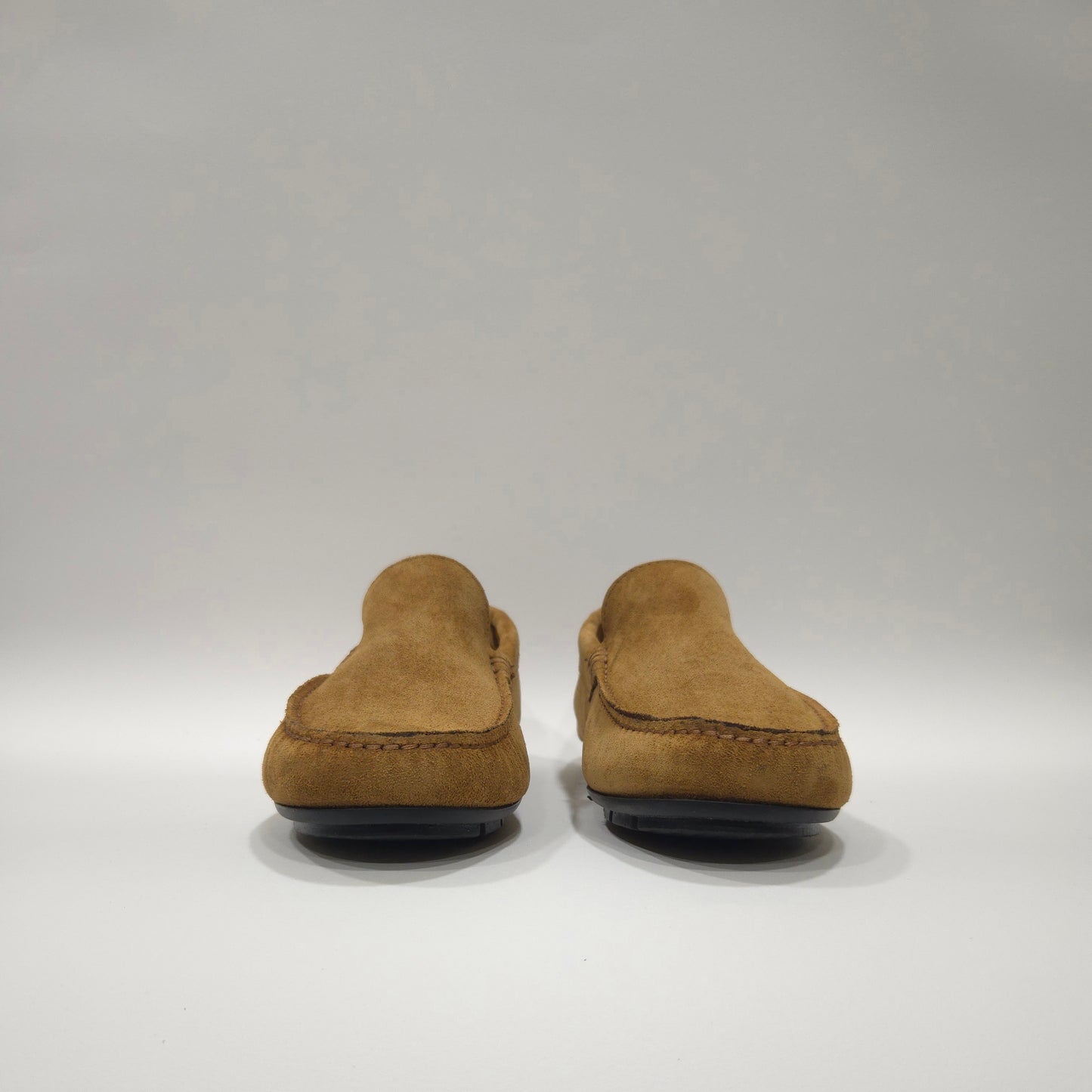 Mocassino gommino in camoscio - M100C